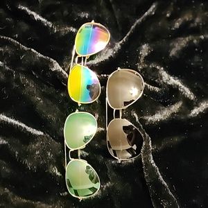 Set of aviator sunglasses
